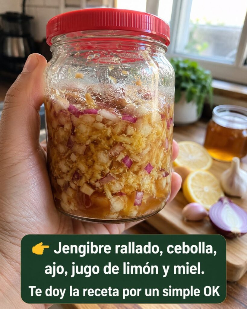 Jengibre, ajo, cebolla y limón: una combinación tradicional de ingredientes naturales